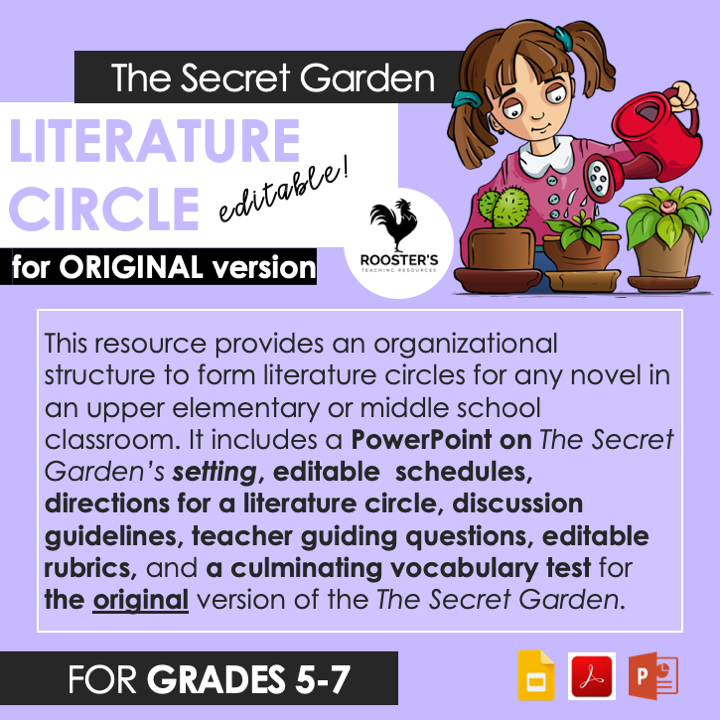 literature circle the secret garden original version